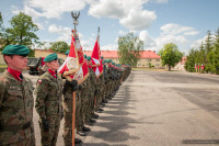 POŚWIĘCENIE CHORĄGWI WOJSKA POLSKIEGO ORAZ OBJĘCIE OBOWIĄZKÓW NOWEGO DOWÓDCY 16 PUŁKU SAPERÓW