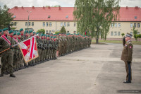 POŚWIĘCENIE CHORĄGWI WOJSKA POLSKIEGO ORAZ OBJĘCIE OBOWIĄZKÓW NOWEGO DOWÓDCY 16 PUŁKU SAPERÓW