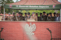 POŚWIĘCENIE CHORĄGWI WOJSKA POLSKIEGO ORAZ OBJĘCIE OBOWIĄZKÓW NOWEGO DOWÓDCY 16 PUŁKU SAPERÓW